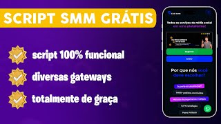 MELHOR SCRIPT DE PAINEL SMM TOTALMENTE DE GRAÇA [upl. by Ardnoed]