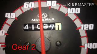 33Modenas std Kriss 100 top speed [upl. by Wesla]