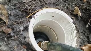 Save Hundreds on Plumbers How To Unclog A Main Sewer Line With Jet Drain Cleaning Bladder 25 Bucks [upl. by Arahs328]