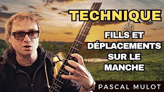 Fills et déplacements sur le manche  Pascal Mulot  Bassiste Magazine 103 [upl. by Lertnom]