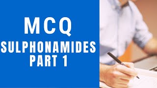 MCQ Sulphonamides sulphonamides sulfonamides mcq sulfonamide pharmaceutical chemistry [upl. by Nolahp]