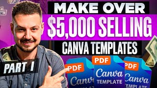 How I Earn 1000Week with Canva Templates – Full Tutorial [upl. by Oiramed204]