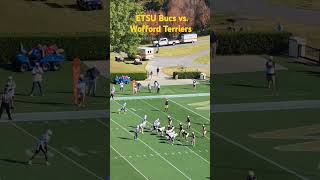 Wofford Terriers vs ETSU Bucs greenvillesm football ETSU Wofford socon [upl. by Narik]