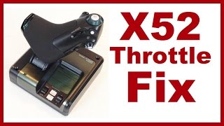 Saitek X52 Throttle Fix [upl. by Gerstein]