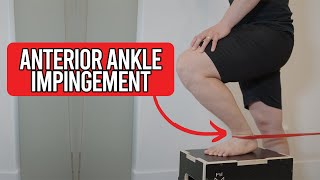 How to do exercises for Anterior Ankle Impingement [upl. by Nedyrb285]