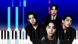 DAY6  HAPPY Piano Tutorial [upl. by Isdnil]