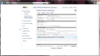 Technical configuration tip Basic video setup on an AXIS M5014 [upl. by Ettinger843]