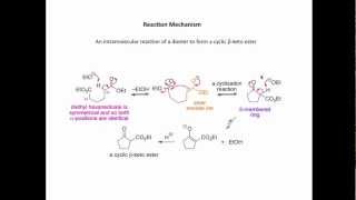 The Dieckmann reaction [upl. by Aehtna]