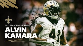 Alvin Kamara 2023 NFL Season Highlights  New Orleans Saints [upl. by Fionna940]