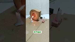 Air Power Experiment • Candle experiment tech fan youtubeshorts [upl. by Cordell]