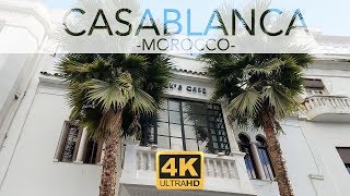 Casablanca 4k  Morocco Tourist Attractions [upl. by Willms259]