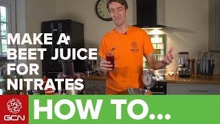 How To Make A HighNitrate Beet And Carrot Juice  GCNs Food For Cycling [upl. by Uok]