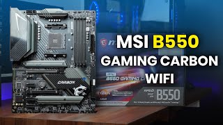 MSI B550 GAMING CARBON WIFI MOTHERBOARD REVIEW  HINDI [upl. by Buford]