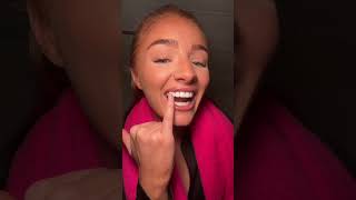 How to restore composites back to white lifestyle teethwhitening tiktok beauty selfcare [upl. by Orbadiah]