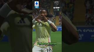 KHÉPHREN THURAM SCORES Udinese vs Juventus [upl. by Darnoc634]