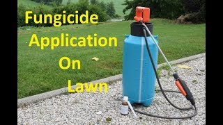 Fungicide Application on Lawn [upl. by Eenert853]