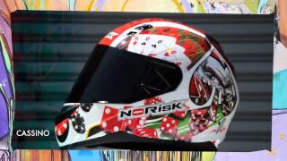 Capacete No Risk391 Modelo Cassino [upl. by Eislel]