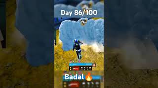 🥶 Badal 1 vs 4 FF Tournament🔥86100 Days Challenge [upl. by Rebm829]