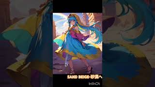 開運イラストで贈る SAND BEIGE砂漠へ [upl. by Nimra]