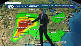 Severe weather expected in Kansas and Oklahoma over Memorial Day Weekend [upl. by Annairda]