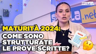 Esame Maturità 2024 tutto sulle Prove Scritte Date Tipologie e Consigli Utili [upl. by Tsuda]