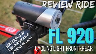 Decathlon Cycling Light Unboxing And Review  FL 920 💡 [upl. by Joelynn]