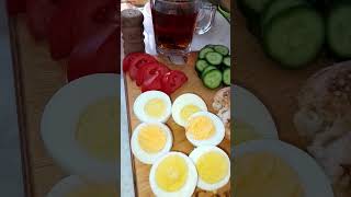 ASMRFOODbreakfast🇮🇷😍shorts صبحانه [upl. by Naitsabas]