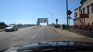 Driving over Edmund Pettus Bridge Selma Alabama [upl. by Agnella315]