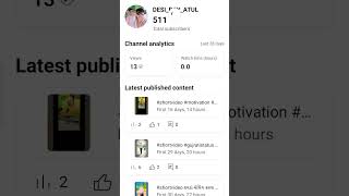 1000 subscriber comople status  chenal monetiz ation [upl. by Nodyl]