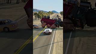 Realistic Highway Car Crashes 49 [upl. by Petua676]