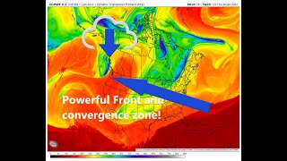 Hunga Tonga effect on PNW fog A powerful front [upl. by Cattan]