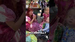 SURPRISED Princess Gives Girl Magical Moment🥹 shorts disney everydayharpermae [upl. by Maybelle247]