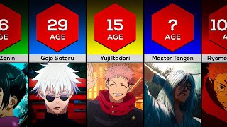 Age of Jujutsu Kaisen Characters  Jujutsu Kaisen  JJK [upl. by Nycila121]