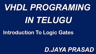 vhdl programming in telugu  how to using xilinx software [upl. by Grimbal]