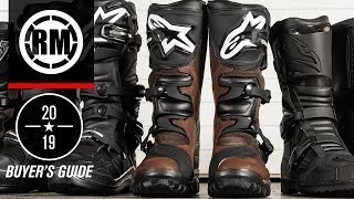 Best ADV Motorcycle Boots  2019 [upl. by Pam978]