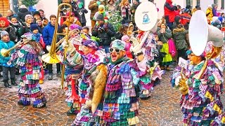 Pfullingen Germany Fasnet 2016 Gruppen Scheulerwald Rommelsbach Staig Bad Urach Villingen [upl. by Narut]