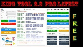 king tool 26 pro latest  remove pattern password frp [upl. by Akim]