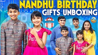 UNBOXING BIRTHDAY Gifts  Birthday Celebration  V5Familyshow v5familyshow [upl. by Atela]