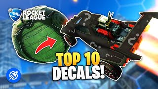 Top 10 Rocket League Decals [upl. by Argent186]