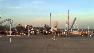 Cedar Point 2013 GateKeeper Construction Time Lapse Week 17 112612  12212 [upl. by Litton305]