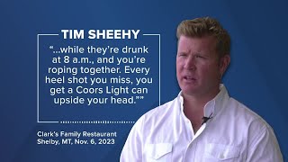 Old racist stereotypes Crow Tribe official responds to Tim Sheehys drunk Indian comments [upl. by Abehsile507]