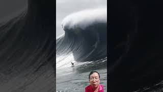 Justine Duponts GameChanging Performance on Giant Waves north ocean shorts [upl. by Bigg952]