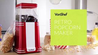 VonShef Retro Popcorn Maker [upl. by Tarrel]