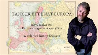 Ronny Eriksson  Tänk er ett enat Europa [upl. by Nosnehpets186]