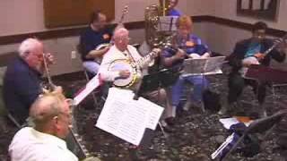 Banjo Music quotStars and Stripesquot Banjo Busters Orchestra Rehearsal [upl. by Ahsenod]