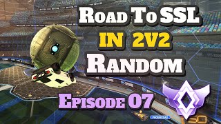 Rocket League  Road To SSL in 2v2  Random  Ep7 [upl. by Kinimod]