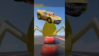 Epic Escape from the lightning mcqueen Giant spider eater Coffin Dance song cover shorts [upl. by Lizbeth]