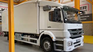 New In Stocklist MERCEDES BENZ AXOR 1833 Eu5 DRAWBAR SPEC 18 TONNE 4X2 FRIDGE FREEZER–2012–WV62 XPJ [upl. by Elmaleh]