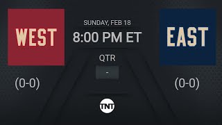 2024 NBAAllStar Game Live TNT Scoreboard [upl. by Enahsal]