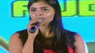 Vaddantune Song Live performance by Singer Chinmayi  Run Raja Run Audio Launch  Sharwanand [upl. by Einomrah298]